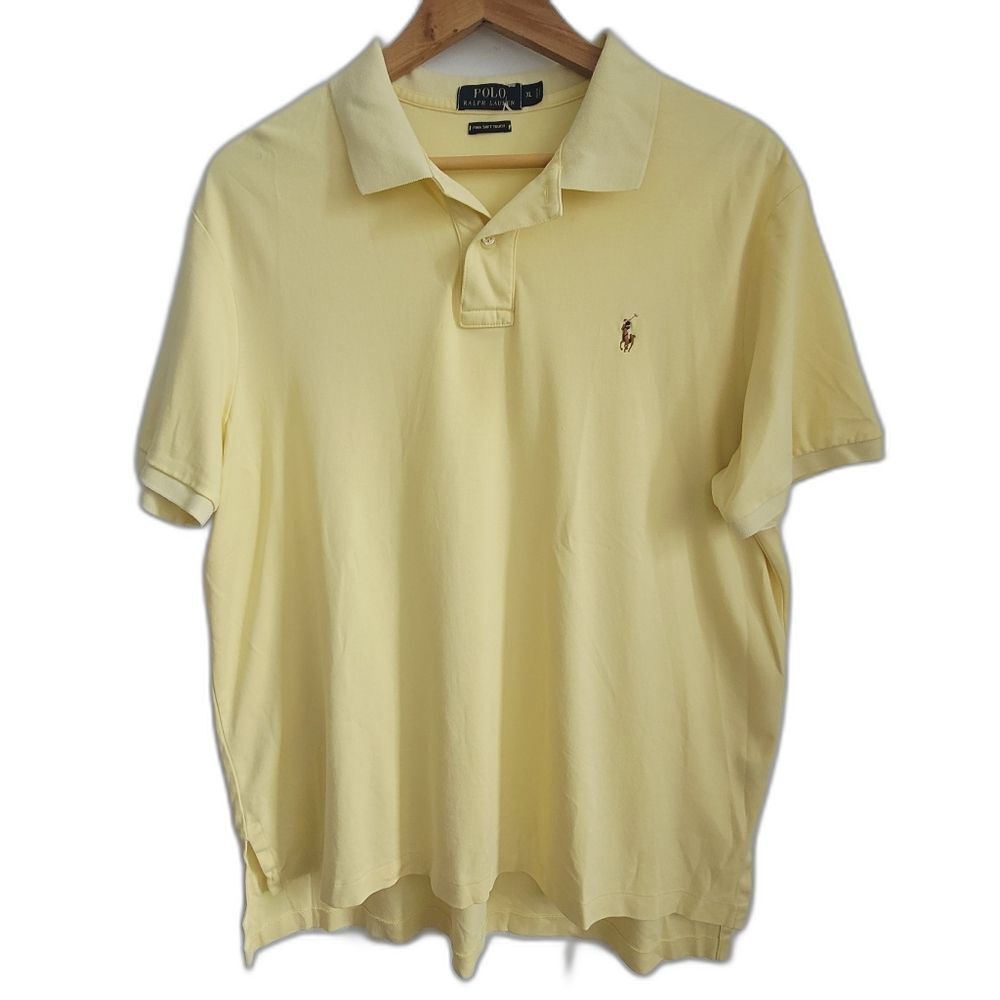 Polo Ralph Lauren Mens Soft Pima Cotton Polo Shirt size Xl short sleeve